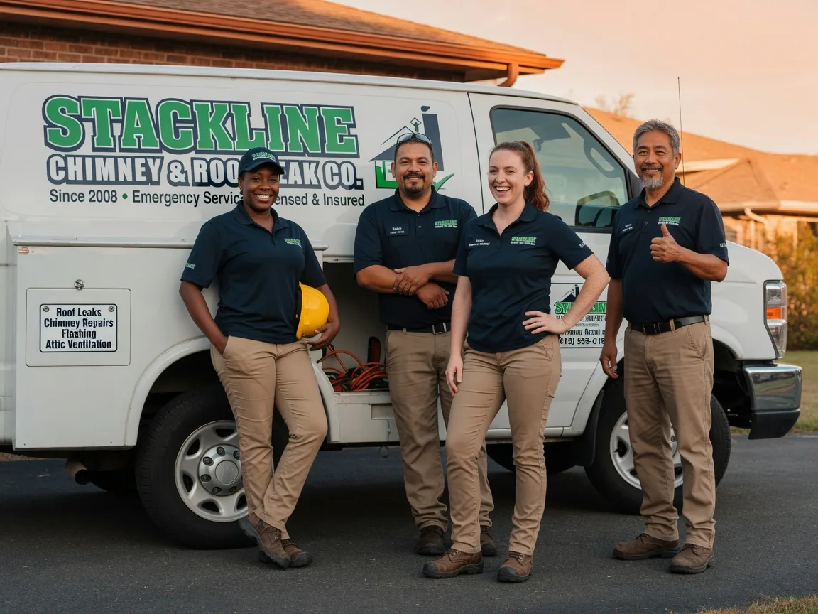 Chimney flashing repair company in Laneville, TX